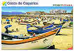 N.� CCAP/G-0002 - COSTA DA CAPARICA Vista parcial da praia Almada Costa Azul PORTUGAL - Ed. ATLANTICPOST - S/D - Dim: 16x11cm - Col. F�tima B�ia (2009).
