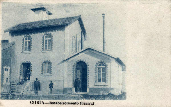 SN- CURIA-Estabelecimento thermal - Editor n�o indicado -Dim 14.2x8,9 cm - Col. A Sim�es 278