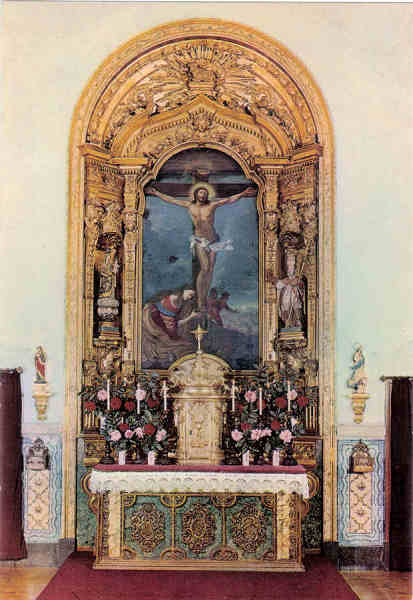 SN-Altar-mor Capela N S Livramento. Nos Jardins do Palace Hotel, Curia- Editor n�o indicado -15x10,3 cm -Col. A SIMOES_1117.