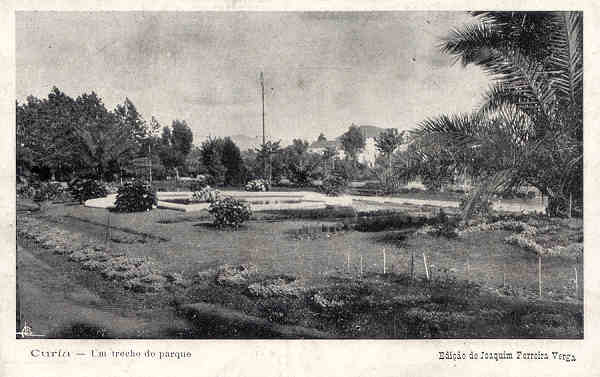 SN - Curia. Um trecho do Parque - Ed. J. Ferreira Verga - SD - Dim. 14x8,9 cm. - Col. Alberto Sim�es 421