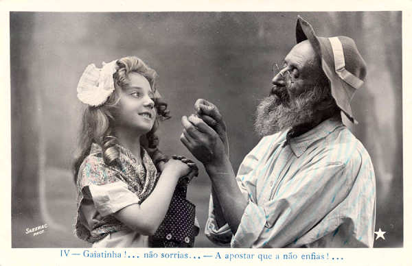 IV - Av� e neta - Editor Esteves & C�, Lisboa - Edi��es ETOILE, Paris - Dim. 13,9x9 cm - Col. Am�lcar Monge da Silva (cerca de 1910)