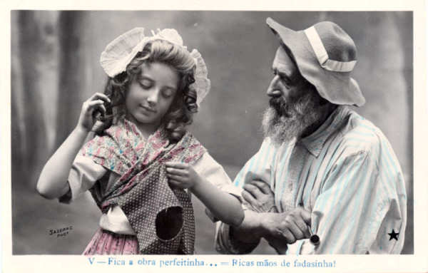 V - Av� e neta - Editor Esteves & C�, Lisboa - Edi��es ETOILE, Paris - Dim. 13,9x9 cm - Col. Am�lcar Monge da Silva (cerca de 1910)