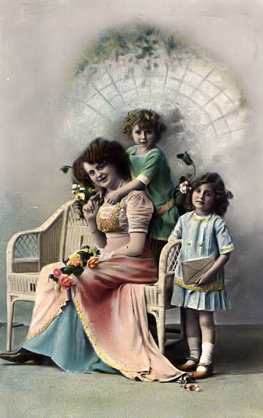 S�rie 1249 - Edi��o an�nima impressa na Alemanha - Dim. 13,7x8,7 cm - Col. Am�lcar Monge da Silva (cerca de 1910)