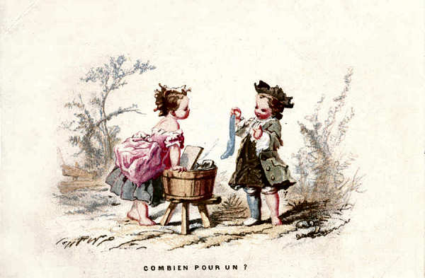 SN - Combien pour un - Edi��o an�nima - Dim. 13,1x8,4 cm - Col. Am�lcar Monge da Silva