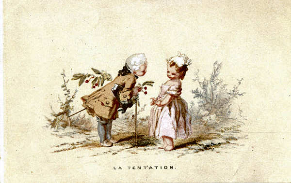 SN - La tentation - Edi��o an�nima - Dim. 13,1x8,4 cm - Col. Am�lcar Monge da Silva