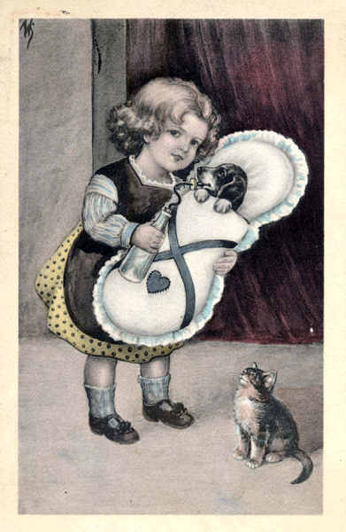 S�rie 355 - Editor Lafayette, Fran�a - Circulado em 1913 - Dim. 13,8x8,9 cm - Col. Am�lcar Monge da Silva