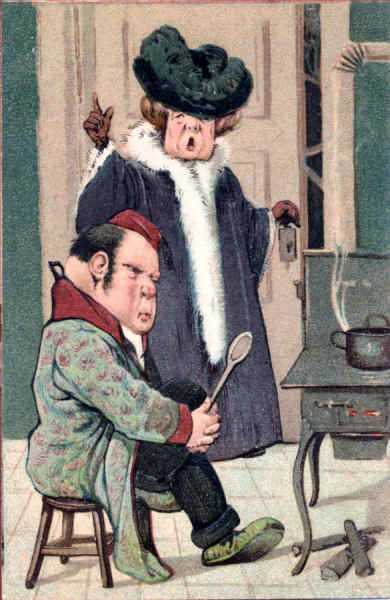 Serie 6538 - Postal em  relevo - Edi��o Paul Finkenrath, Berlin - Dim. 13,7x8,8 cm - Col. Am�lcar Monge da Silva (cerca de 1906)