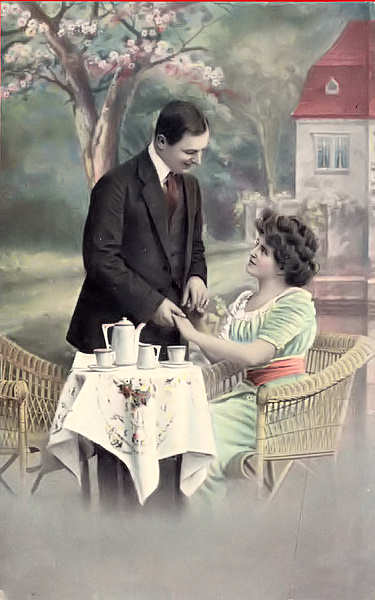 Serie 1125/2 - Edi��o an�nima impressa na Alemanha - Dim. 13,5x8,5 cm - Col. Am�lcar Monge da Silva (cerca de 1910)