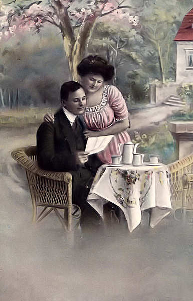 Serie 1125/3 - Edi��o an�nima impressa na Alemanha - Dim. 13,5x8,5 cm - Col. Am�lcar Monge da Silva (cerca de 1910)