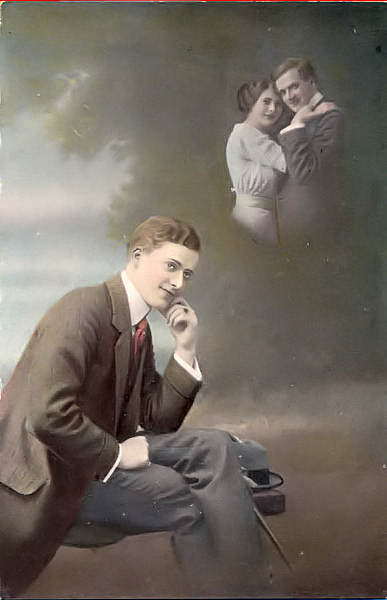 Serie 1144 - Edi��o alem� an�nima - Dim. 13,6x8,8  cm - Col. Am�lcar Monge da Silva (cerca de 1910)