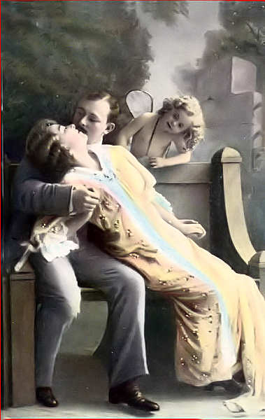 S�rie 1160 - Edi��o an�nima alem� - Dim. 13,5x8,6 cm - Col. Am�lcar Monge da Silva (cerca de 1910)