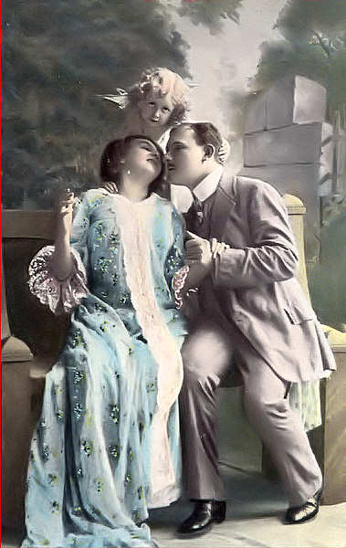 S�rie 1160 - Edi��o an�nima alem� - Dim. 13,5x8,6 cm - Col. Am�lcar Monge da Silva (cerca de 1910)