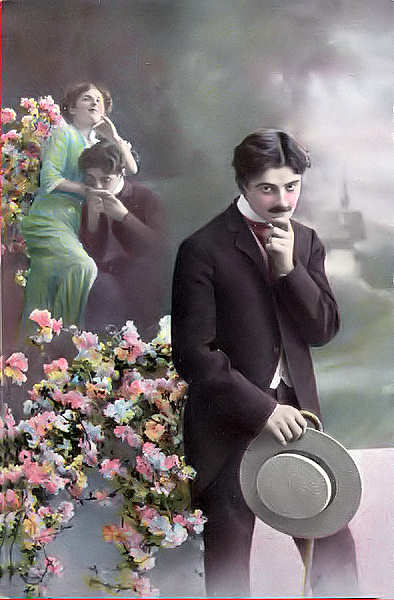 S�rie 1184 - Edi��o an�nima alem� - Dim. 13,5x8,7 cm - Col. Am�lcar Monge da Silva (cerca de 1910)