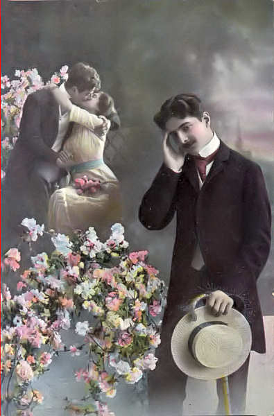 S�rie 1184 - Edi��o an�nima alem� - Dim. 13,5x8,7 cm - Col. Am�lcar Monge da Silva (cerca de 1910)