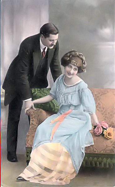 Serie 1272 - Edi��o an�nima impressa na Alemanha - Dim. 13,7x8,7 cm - Col. Am�lcar Monge da Silva (cerca de 1910)