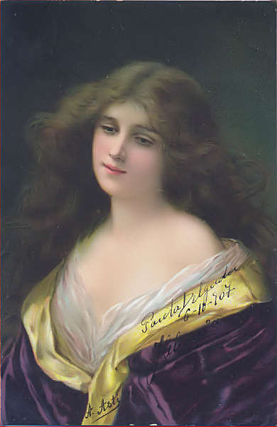 S�rie 600-11 - Editor TSN, Alemanha - Circulado em 1907 - Dim. 13,7x9 cm - Col. Am�lcar Monge da Silva