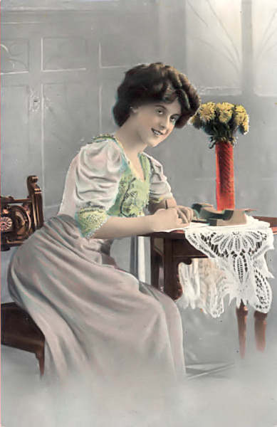 S�rie 1345-6 - Edi��o an�nima - Din. 13,6x8,7 cm - Col. Am�lcar Monge da Silva (cerca de 1910)