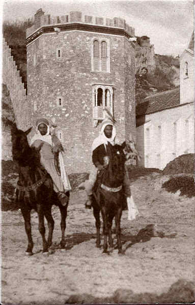 SN - Portugal. Caldas da Rainha. Foz do Arelho. Falcoeiros �rabes - Editor  Casa Grandela (1907) - Dim. 9x14 cm - Col. Diamantino Fernandes