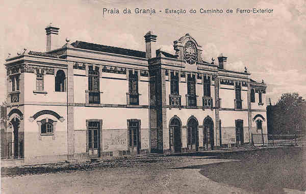 SN - Portugal. Granja (Vila Nova de Gaia) - Esta��o do Caminho de Ferro - Editor n�o indicado - Dim. 14x9 cm. - Col. M. Chaby