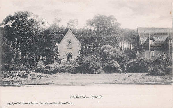 N� 245/7 - Portugal. Granja. Capella - Editor Alberto Ferreira (1910) - Dim. 14x9 cm. - Col. M. Chaby