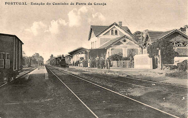 SN - Portugal. Granja (Vila Nova de Gaia) - Esta��o - Editor an�nimo_ dim.14x9 cm - Col. M. Chaby