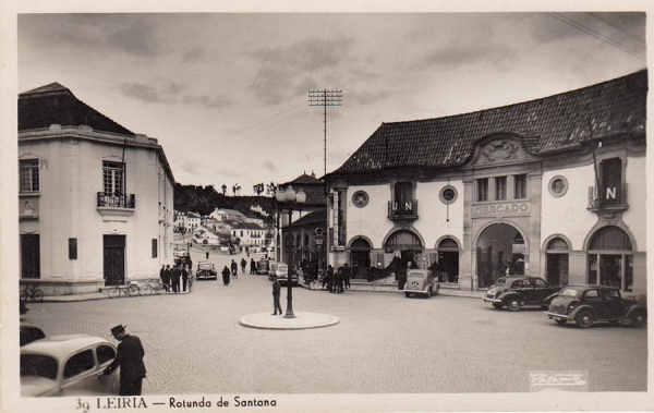N� 39 - Leiria. Rotunda de Santana - Col. Passaporte Loty - Dim. 14x9 cm. - Col. Dulce Gabriel