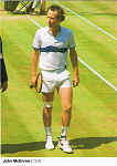 S/N - John McEnroe U.S.A. - Ed. BERIC TEMPEST & Co. Ltd. St. Ives. Cornwall. Photographed by Peter Robertson for The Wimbledon Lawn Tennis Museum, Church Road, Wimbledon, SW19 5AE. - SD - Dim. 10,5x14,8 cm - Col. Manuel B�ia (1986)