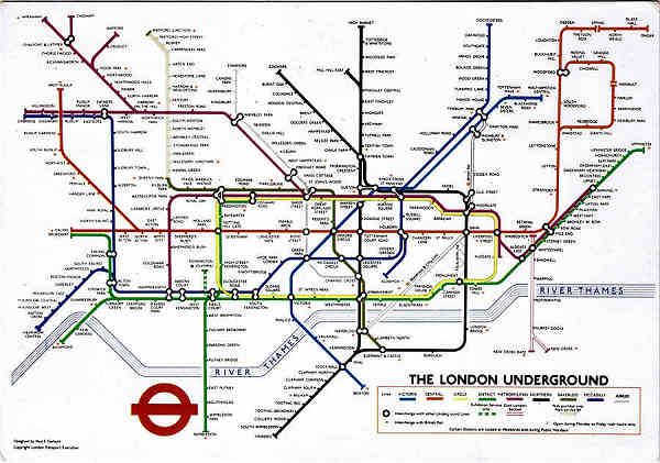 LO 2163 - THE LONDON UNDERGROUND, BY PERMISSION OF LONDON TRANSPORT. - Ed. Colourmaster Limited, Kelvin Way, Crawley, Sussex Printed in Great Britain PLX9979 - SD Dim. 15x10,5 cm - Col. Manuel B�ia (1986).