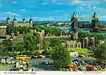 K 59 - THE TOWER OF LONDON AND TOWER BRIDGE - Ed. WESTMINSTER LONDON Distributed by KARDORAMA Ltd. (Tel. Potters Bar 52781) Printed in Ireland - SD Dim. 14,9x10,5 cm - Col. Manuel B�ia (1986).