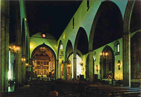 N.� 103 - MADEIRA Interior da S� Catedral do Funchal - Ed. CARV�O, MARTINS & SILVA, LDA - RUA DIREIRA, 21 - FUNCHAL 