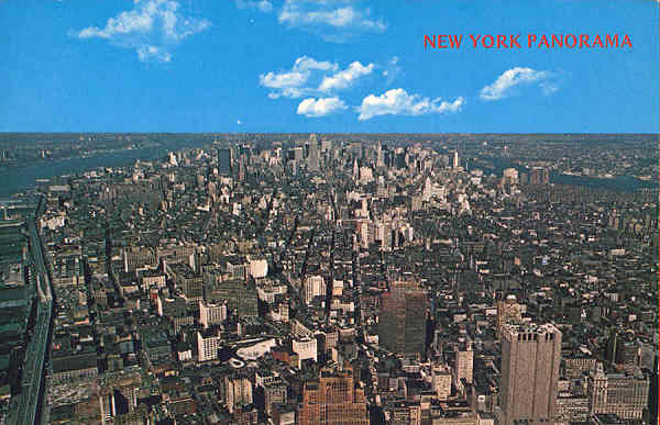 N� 160510 - New York Panorama - Editor �Nesper�s Map & Guide�, New York - Dim. 13,8x8,9 cm - Col. A. Monge da Silva (cerca de 1960)
