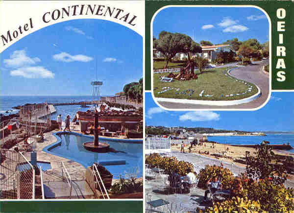 REF 404/490 - OEIRAS. Motel Continental - Edi��o G�tica, Porto - SD - Dim. 1,6x10,2 cm. - Col. A. Monge da Silva
