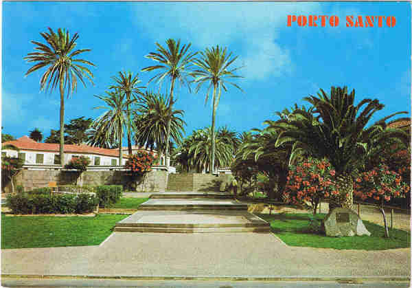 N� 571 - PORTO SANTO Alameda do Infante - Ed. BERNARDINO V.G. CARV�O APARTAMENTOS PIORNAIS-BLOCO 9-3.�A - FUNCHAL LITO OF. ARTISTAS REUNIDOS-PORTO - SD - Dim. 14,9x10,5 cm - Col. Manuel B�ia (1988).