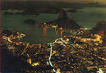 N� 3 - Panorama Baia de Guanabara - Dim. 15x10,4  cm - Editora Brastur, Rio - Adquirido em 1974 -  Col. A. Monge da Silva (1973)