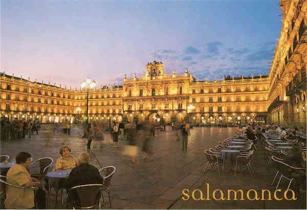 N� 167 - Salamanca. Plaza Mayor - Ed. Arribas - Dim.15x10,3 cm - Col. M�rio Silva