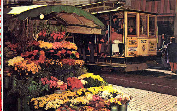 N� 5P301616 - San Francisco - Cable Car (3) - Editor Smith Novelty Co, San Francisco - Dim. 14x9 cm - Col. Am�lcar Monge da Silva (- Adquirido em 1979)