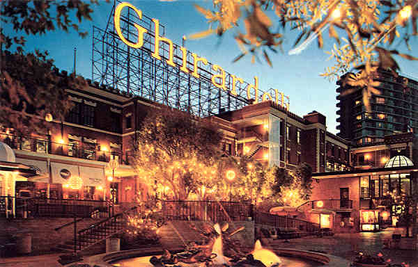 N� C32454 - San Francisco - Ghirardelli Square (1) - Editor Smith Novelty Co, San Francisco - Dim. 14x9 cm - Col. Am�lcar Monge da Silva (- Adquirido em 1979)