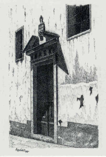 N� 16 - Igreja de Nossa Senhora dos Inocentes - Desenho de Ars�nio da Ressurrei��o - Edi��o Associa��o de Estudos e Defesa do Patrim�nio Hist�rico-Cultural de Santar�m - 1990  - Dim. 10,5x15,1 cm - Col. Miguel Soares Lopes