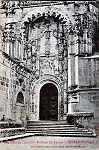 N� 1 - Convento de Cristo, P�rtico da Igreja - Collec��o da Havaneza de Thomar - 14x8,8 cm -  Col. A. Monge da Silva (cerca de 1905)