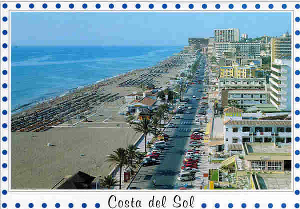 Ref 48 - Costa del Sol Torremolinos Vista de la playa - Ed. Almacenes Regalosol Andaluzia S.L. - Dim. 15x10,5 cm. - Col. M�rio Silva