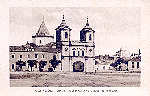 SN - VILA VI�OSA. Igreja dos Agostinhos e Quartel de Cavalaria - Editor n�o indicado - SD - Dim. 13,9x9 cm - Col. A. Monge da Silva (Cerca de 1930)