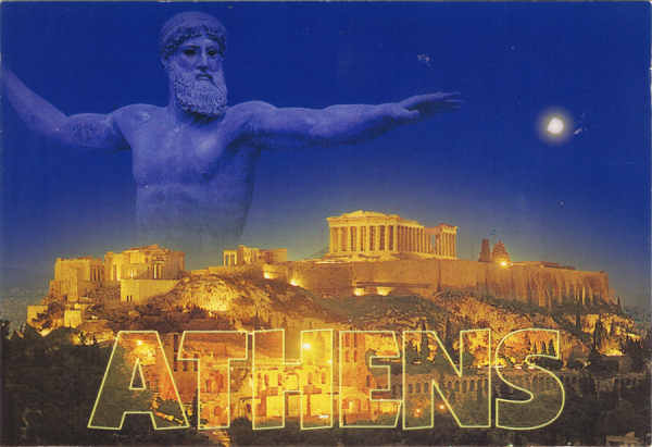 N.� 495 - GR�CIA - ATENAS - Ed. HAITALIS, 13, ASTROUS STR.,13121 ATENAS, TEL.:210 5766883 - SD - Dim. 16,1x11 cm - Col. F�tima B�ia (2007)