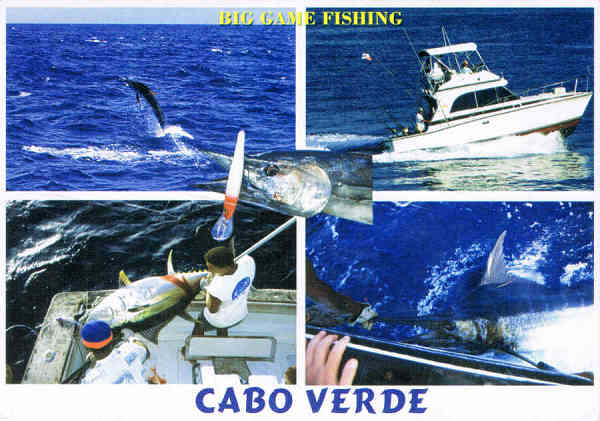 CV 01 - Ed. Billfish Club Cabo Verde - berno@mail.cvtelecom.cv  www.kapverde.com - Mobil: (00238) 91 57 48 /  - Reinhard Meyer - SD - Dim. 14,9x10,5 cm - Col. Manuel B�ia (2011)
