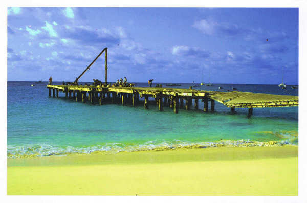 SN - CABO VERDE - SAL  S. Maria - pontile - Ed. an�nima foto di M.Sabatini - SD - Dim. 15x10 cm - Col. Manuel B�ia (2011)