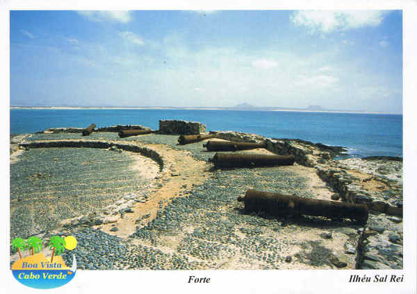 N.�  252 - 704p - Forte  Ilh�u Sal Rei - 1818 - Ed. PiLu Bela Vista - tel +238 2324267 - Fotografia: Dr. Pitt Reitmaier www.bela-vista. net - SD - Dim. 14,8x10,5 cm - Col. Manuel B�ia (2011)