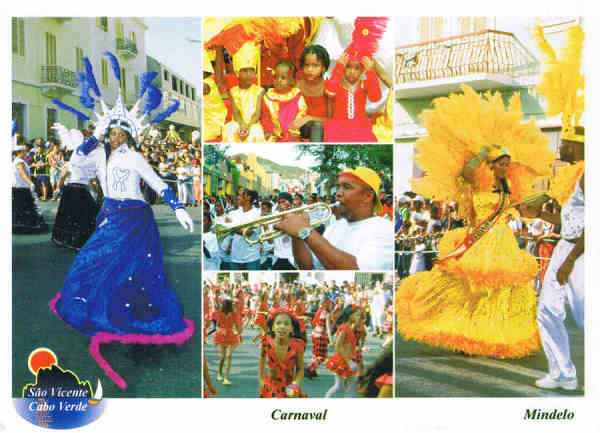 Ref. 840m - Mindelo Carnaval na Rua Lisboa - Ed. PiLu Bela Vista - tel +238 2324267 - Fotografia: Dr. Pitt Reitmaier www.bela-vista.net - SD - Dim. 14,6x10,5 cm - Col. Manuel B�ia (2011)