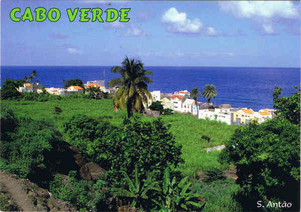 CV 101 - Santo Ant�o. Vila das Pombas - Ed. Mindelo C.P.999 - CABO VERDE - www.caboiverde-photo.com Reinhard Meyer - SD - Dim. 14,9x10,5 cm - Col. Manuel B�ia (2011)