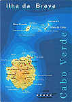 Mapa - BR Cabo Verde Ilha da Brava - Ed. PiLu Bela Vista - tel +238 2324267 - Cartografia: Dr. Pitt Reitmaier www.bela-vista.net - SD - Dim. 10,5x14,8 cm - Col. Manuel B�ia (2011)