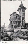 N� 1194 - Villa Laura em S. Jo�o do Estoril - Editor Martins & Silva, L. Cam�es, 35, Lisboa - Dim. 141x91 mm. - Col. A. Monge da Silva (anterior a 1910)
