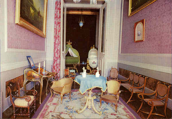 N� 850 - Lisboa. (Portugal). Pal�cio Nacional da Ajuda. Sala do Ber�o dos Pr�ncipes (exposi��o provis�ria) - Colec��o Passaporte (LOTY) - SD - Dim. 104x150 mm - Col. Gra�a Maia